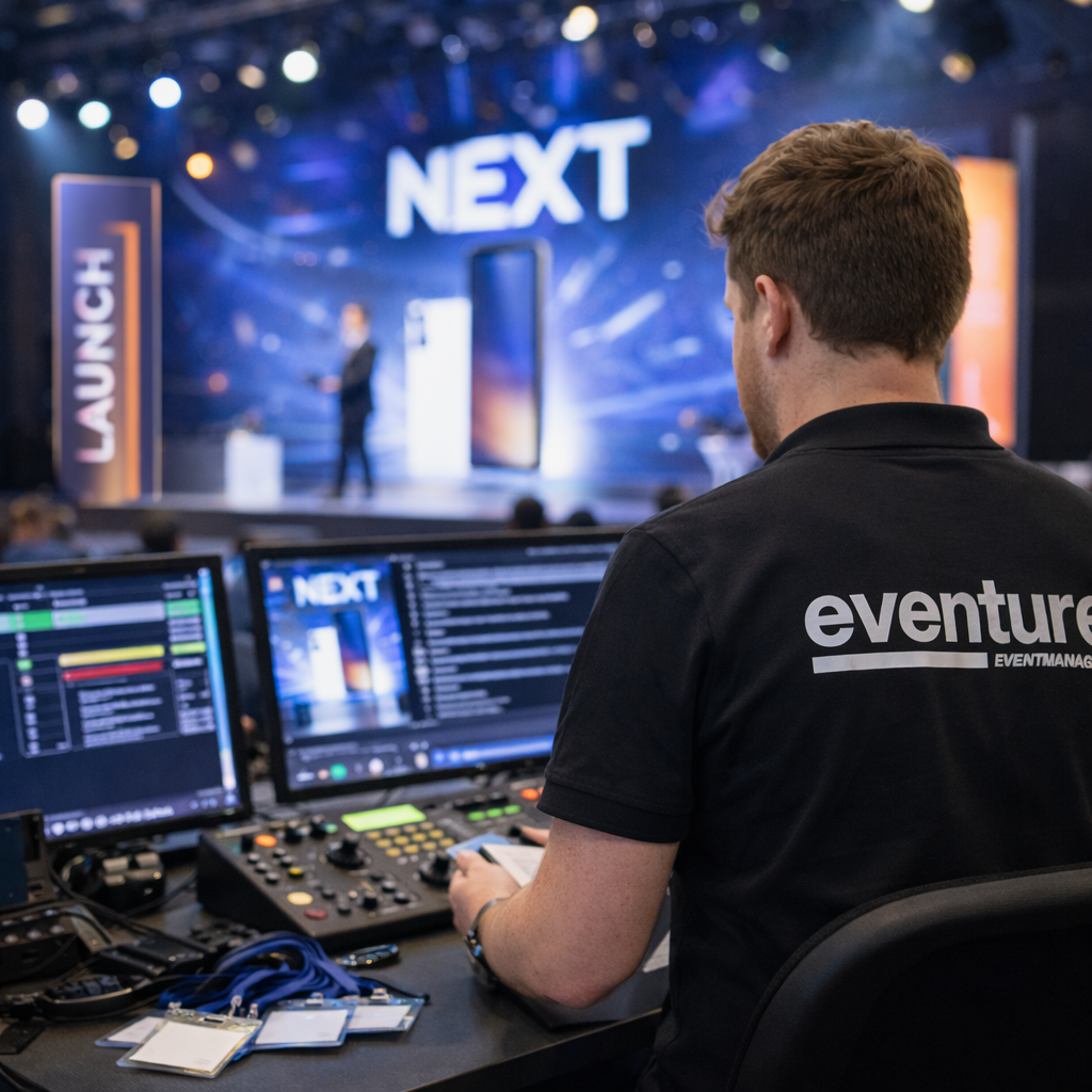 Eventbühne mit Publikum